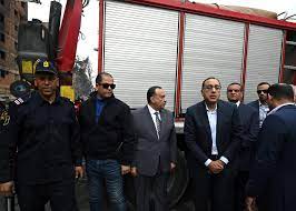 رئيس الوزراء يتفقد موقع حريق... - رئاسة مجلس الوزراء المصري | Facebook